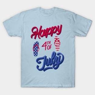 happy fourth of july T-Shirt